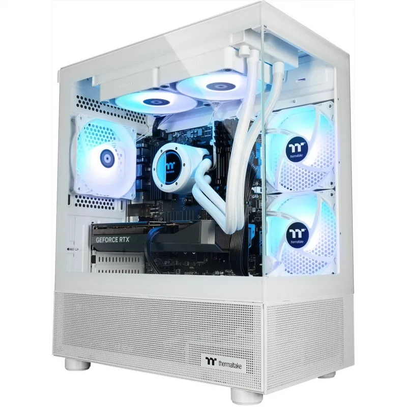 Thermaltake FTW V170A 5060Ti Snow wit/transparant Windows 11 Home