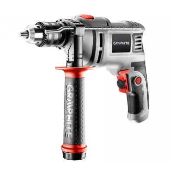 Graphite 58G725 boormachine 3000 RPM met sleutel grijs