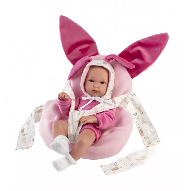 Babypop Llorens 35 cm vinyl met realistische kenmerken en zachte lichaam