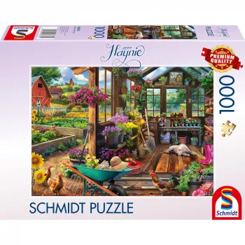 Jeff Haynie: Tuinhuis, puzzel 1000 stukjes