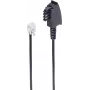 Telefoonkabel ShiverPeaks BS70000-3 3 m zwart TAE F RJ-11