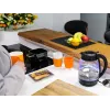 Lafe Essential XL CEG016 glazen elektrische waterkoker, 2 l, 2200 W, zwart