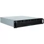 Serverbehuizing Inter-Tech 2U 2404L rack zwart, grijs