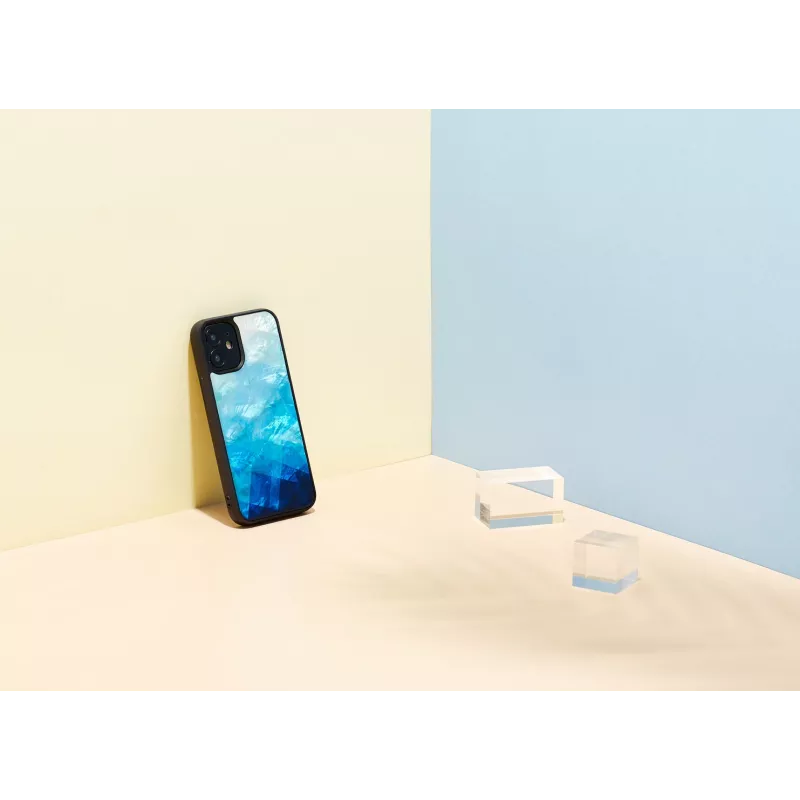 iKins hoes voor Apple iPhone 12 mini — blue lake met zwarte accenten