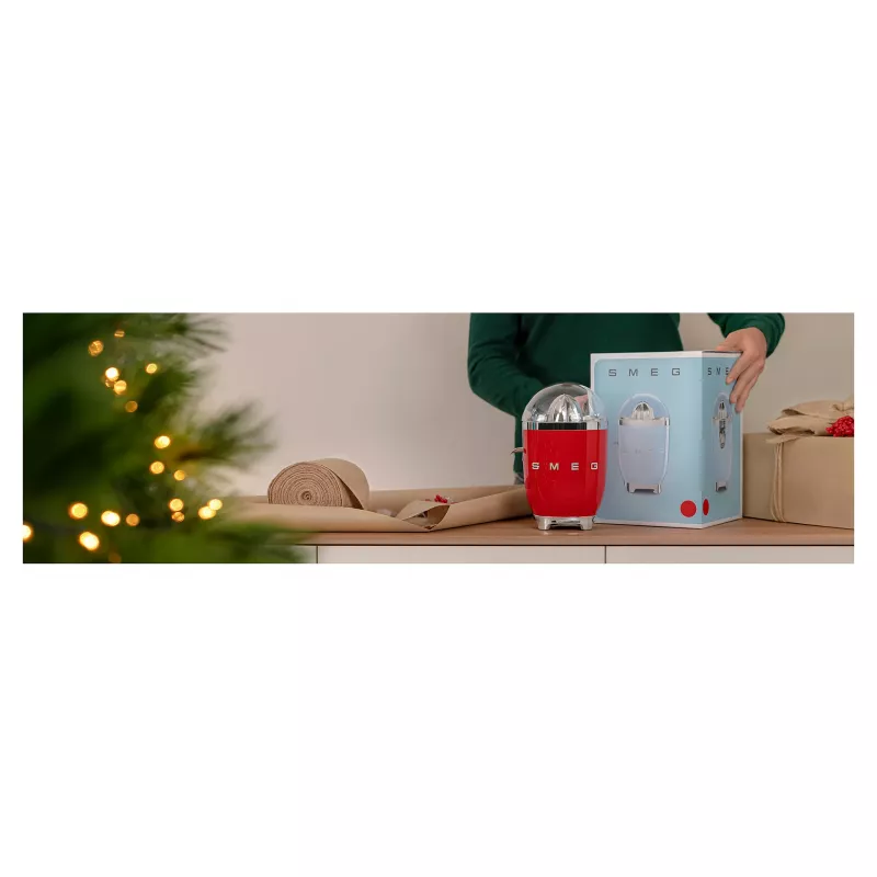 Elektrische citruspers Smeg CJF11RDEU 70 W rood roestvrijstaal