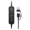 Monaurale USB-kabelheadset Poly Mission 615 — gewicht 117,5 g
