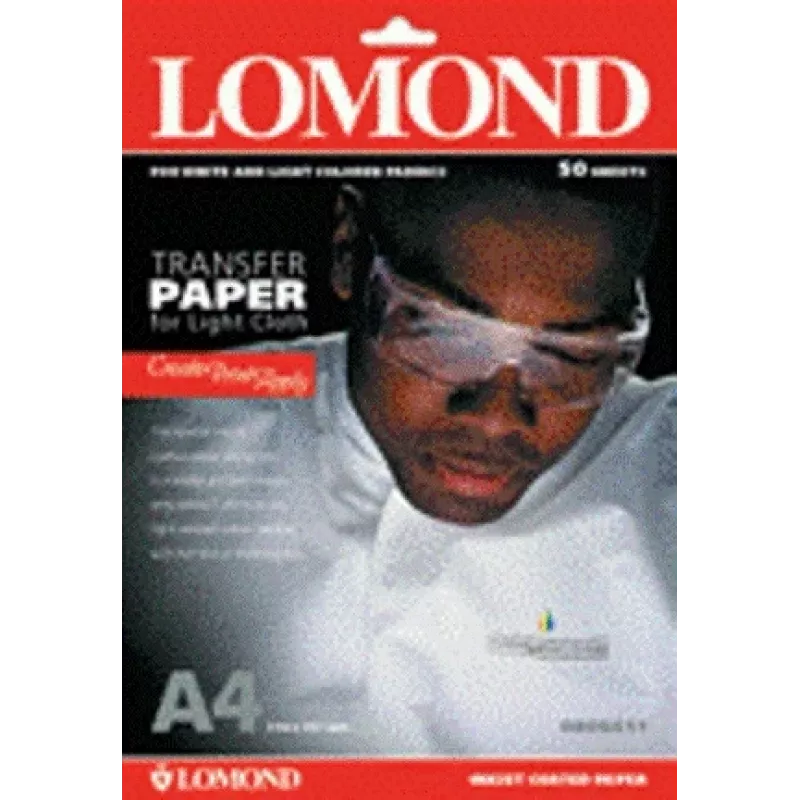 Lomond thermotransfer-inktjetpapier A4, 10 vel, voor lichte stoffen