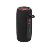 Draagbare stereoluidspreker TRACER Stripe zwart — 10 W RMS, Bluetooth/bedraad, USB-A & USB-C, MicroSD, ingebouwde accu (tot 5 uur)