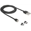 USB-kabel DeLOCK 85723 USB 2.0 1,1 m USB A USB C/Micro-USB B zwart