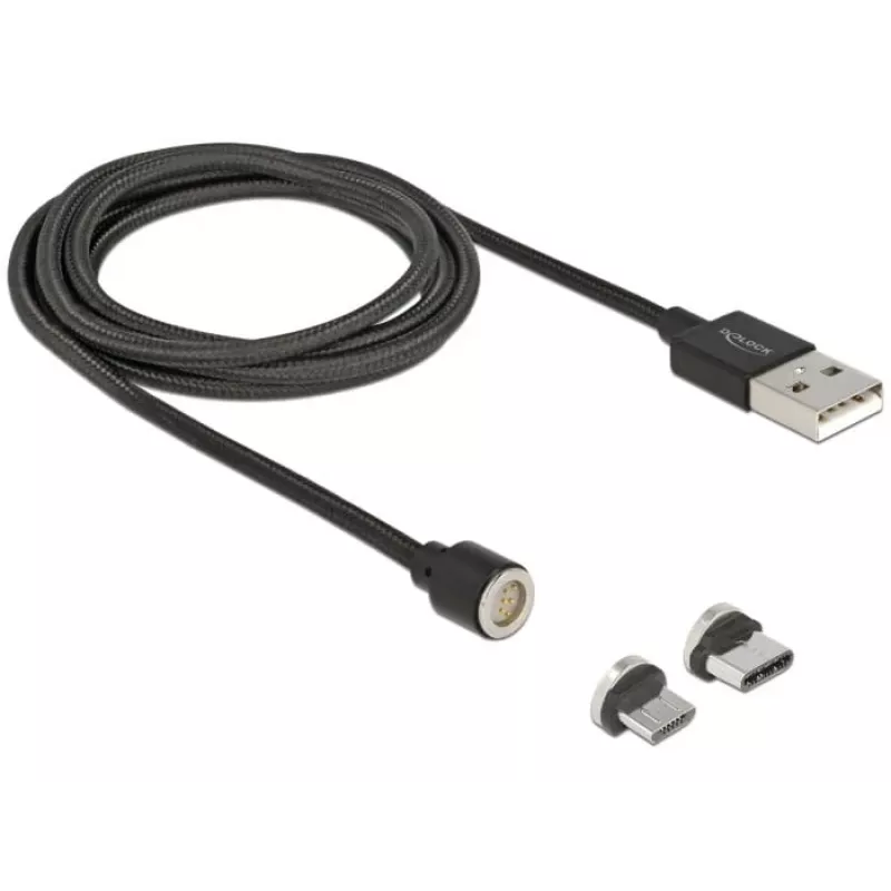 USB-kabel DeLOCK 85723 USB 2.0 1,1 m USB A USB C/Micro-USB B zwart