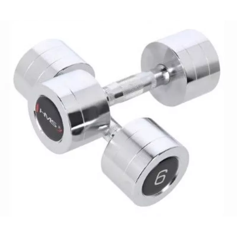 HMS Fitness CHD06 halters met vast gewicht 6 kg 2 stuks