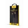 USB-grafische adapter Gembird A-CM-DPM-01 met USB-C, ondersteunt tot 3840×2160, USB 2.0 / 3.2 Gen 2, zwart, 2 m kabel