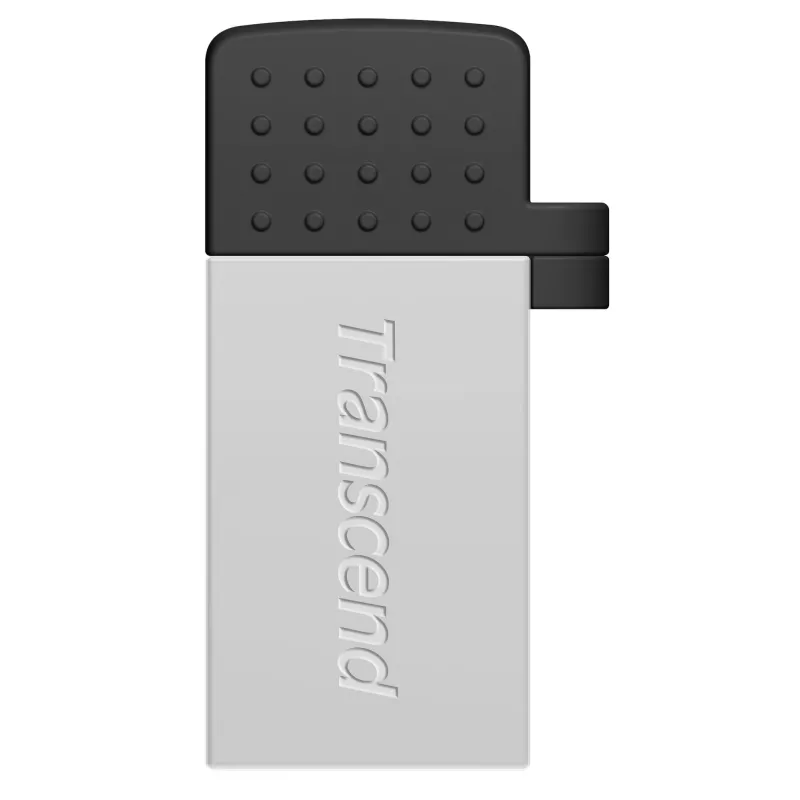 Transcend JetFlash Mobile 380 - USB-flashstation - 16 GB - USB 2.0 - zilver (TS16GJF380S)