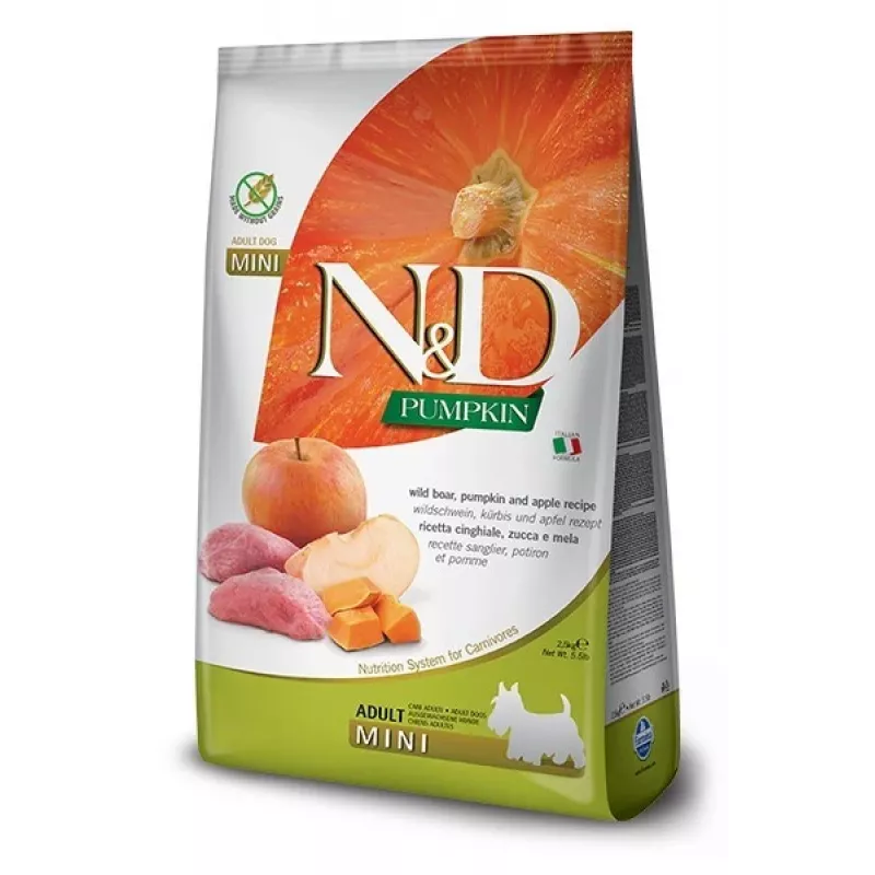 Farmina Pet Food WILD ZWIIJN EN APPEL ADULT MINI
