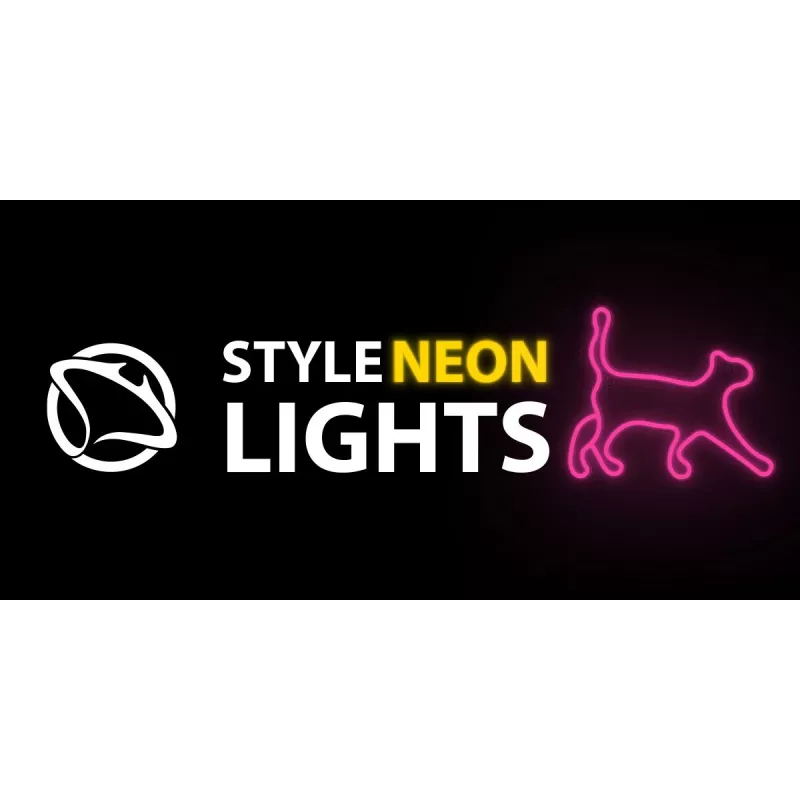 Decoratieve neon-ledlamp MANTA SNL70PK Style Neon Lights CAT 2 roze (model SNL70PK)