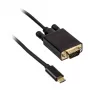 Kabel-adapter USB Type-C VGA Akasa AK-CBCA17-18BK
