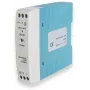 Voeding TELTONIKA PR3PDNP0, binnen 20 W, ingang 100–240 V, 50–60 Hz, compact 22,5×90×100 mm, blauw/wit
