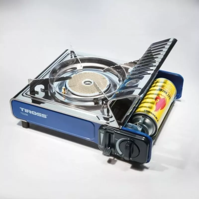 Gasfornuis TIROSS TS266, 2 kookzones, handmatige bediening