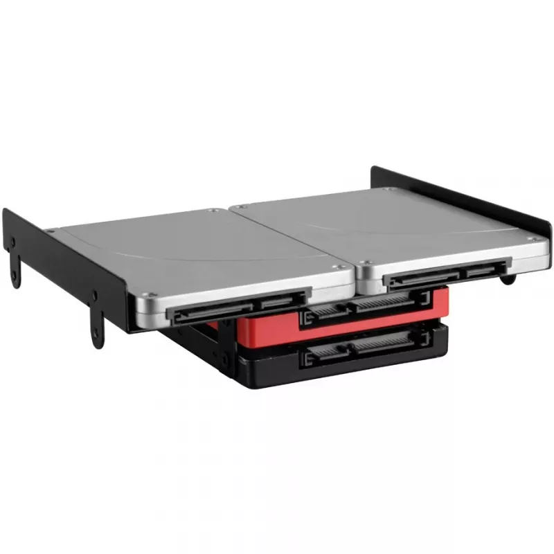 5,25 inch bay-uitbreiding Sharkoon zwart