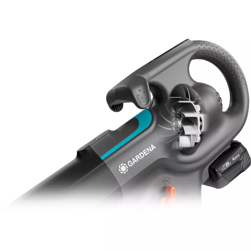 Gardena PowerJet Collect 18V P4A Solo accu-bladzuiger/-blazer, grijs/zwart, 14895-55