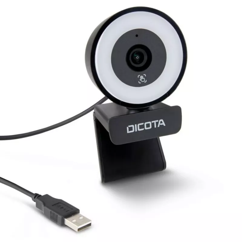 Webcam DICOTA D32066 5 MP 2592 x 1944 pixel USB 2.0 zwart
