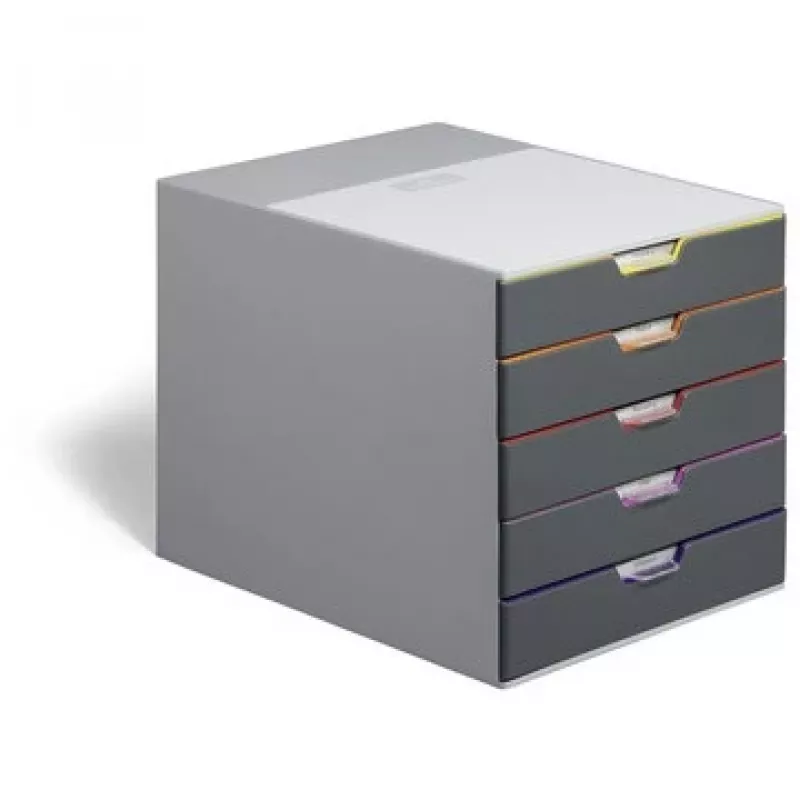 Durable VARICOLOR 5 Ladebox, 5 laden, meerkleurig