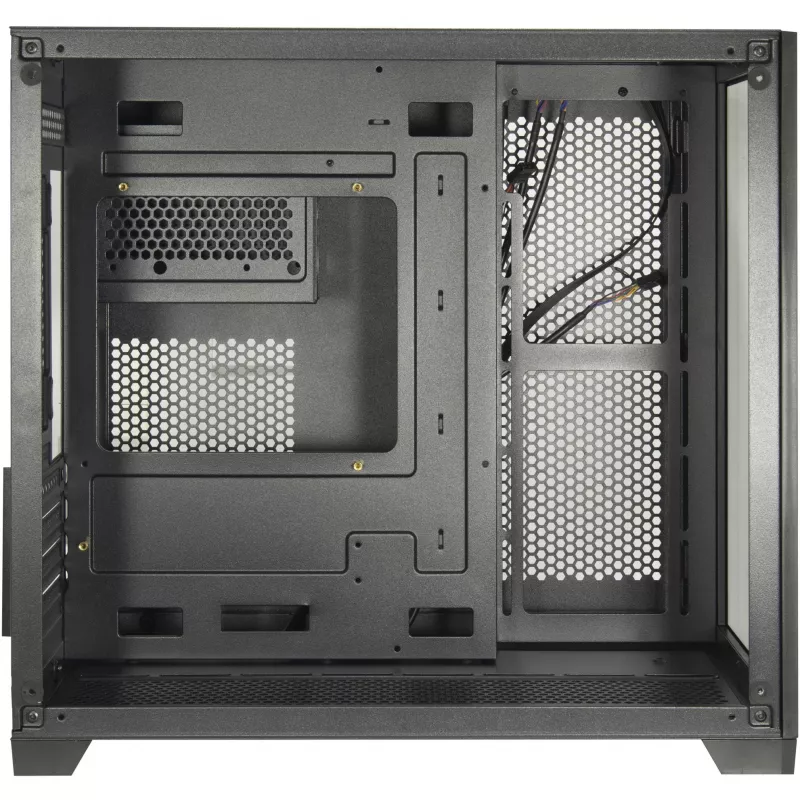 PC-behuizing Inter-Tech C-501 Aspect midi tower zwart