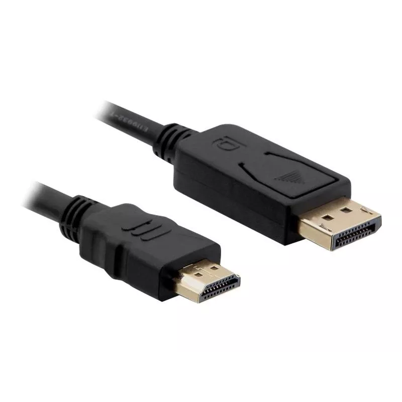 Delock kabel DisplayPort 1.1 stekker > High Speed HDMI-A stekker passief 3 m zwart (82435)
