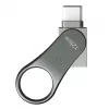 Silicon Power Mobile C80 128 GB USB-stick, USB Type-A / USB Type-C, USB 3.0 (3.1 Gen 1), titanium