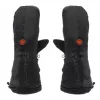 Glovii GZ1M lobster handschoenen echt leer nylon voor skiën wandelen
