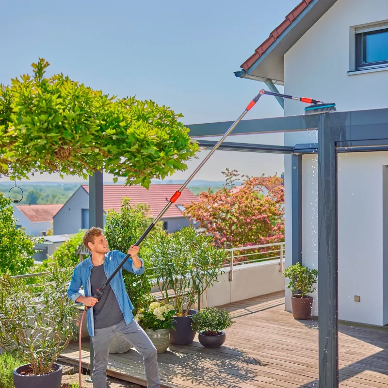 Gardena Cleansystem telescoopsteel M-XL, 155–260 cm