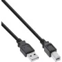 InLine USB 2.0-kabel A naar B, zwart, bulkverpakking van 70 stuks (B-34502X)