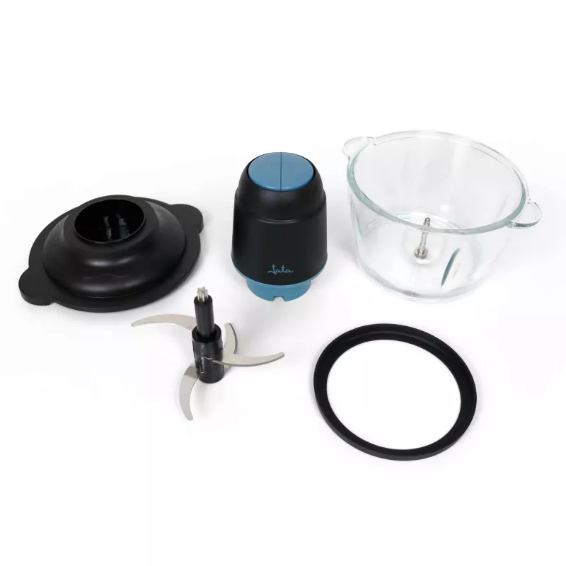 Elektrische hakmolen JATA JEPC1250 1,5L 400W zwart transparant