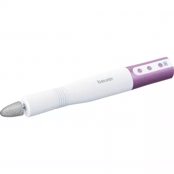 Nagelverzorgingsapparaat Beurer MP 52 — elektrische manicure-/pedicureset, wit en violet