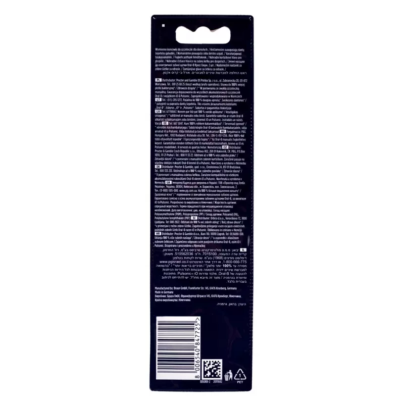 Oral-B EB50RX-2 CrossAction vervangende opzetborstels, 2 stuks