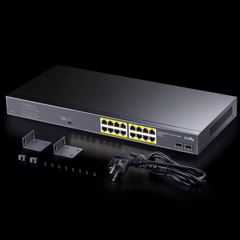 Cudy GS1020PS2 netwerkswitch Gigabit Ethernet 16 poorten PoE