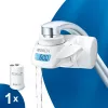 Kraanwaterfilter BRITA model 1.2023.0413, 3 modi, 5-traps patroon, 600 L capaciteit, wit, 5 kraanadapters