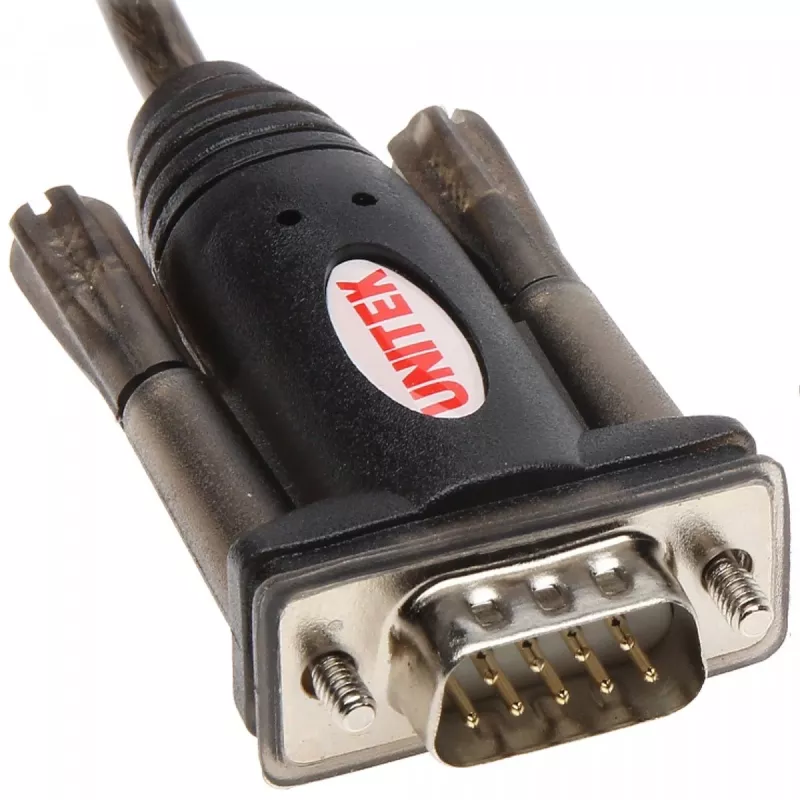 UNITEK Y-105 seriële kabel zwart 1,5 m USB Type-A DB-9