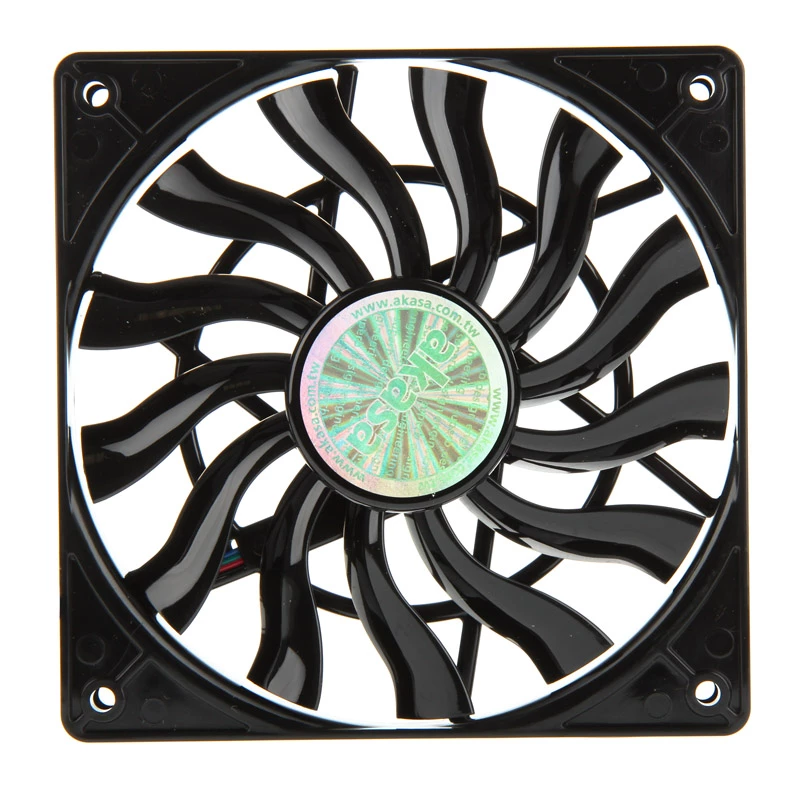 Ventilator Akasa AK-FN078 12 cm zwart