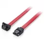 Equip SATA III-kabel, haaks, 0,5 m, 0,5 m, SATA III, SATA 7-polig, SATA 7-polig, stekker/stekker, rood