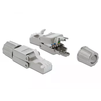 Kabelverbinder DeLOCK 86477 RJ-45 grijs