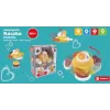 Pluche interactieve sensorische eend Ascato 122946 — zachte textuur, kleurrijk design