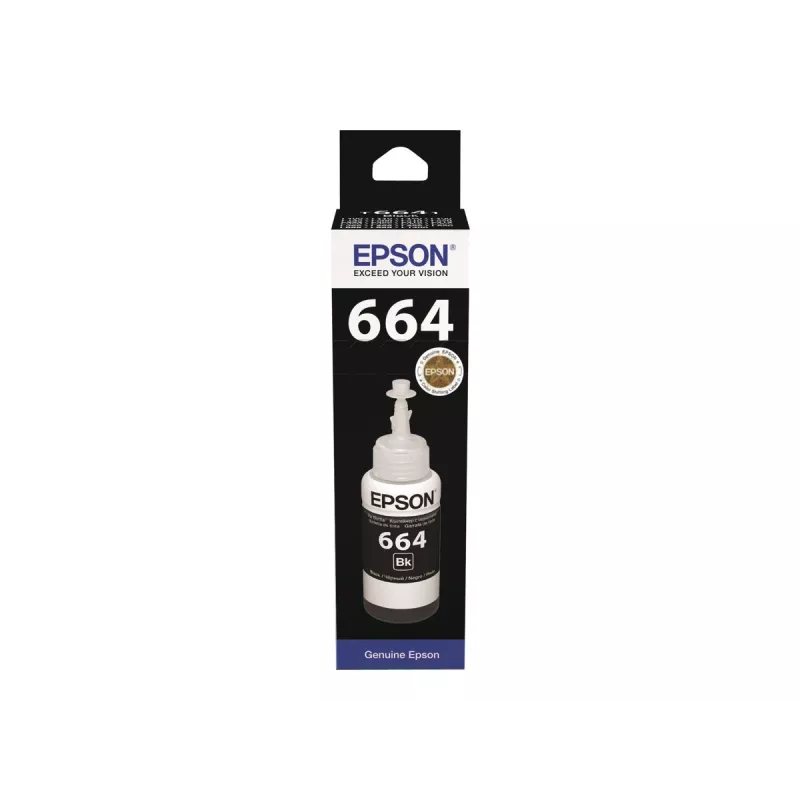 Inktfles Epson T6641 70ml zwart