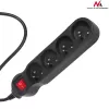 MCE182 elektrisch verlengsnoer stekkerdoos 4 stopcontacten (5 M) - Maclean