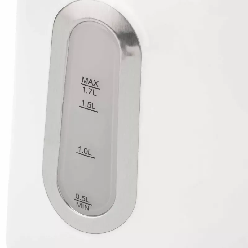 Jata JEHA1809 elektrische waterkoker 1,7 l 2200 W, 360° draaibare basis, wit