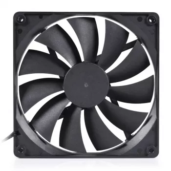 Ventilator Alphacool 24853 14 cm zwart 2000 RPM hydraulisch