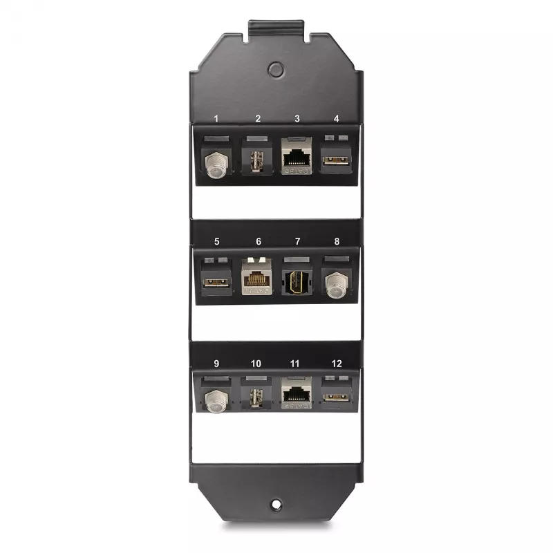 Montageset DeLOCK 88063 zwart metaal