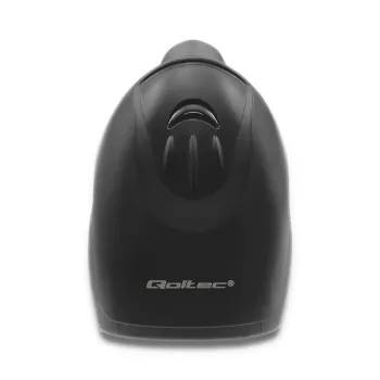 Handbarcodescanner QOLTEC 50868 — 1D/2D-laserscanner, USB bekabeld & draadloos, werkafstand 600 mm, zwart