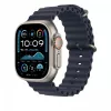 Band Apple 49mm Navy Ocean Band verlenging natureltitaniumafwerking