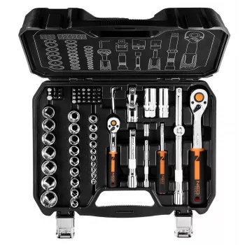 NEO tools 10-054 dopsleutel-/ratelset